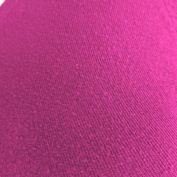 Express Fucsia/Raspberry Rain Blend Sweater Mini-Dress with Front Rusched Panel - Picture 3 of 9